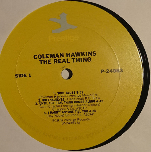 Coleman Hawkins : The Real Thing (2xLP, Comp)