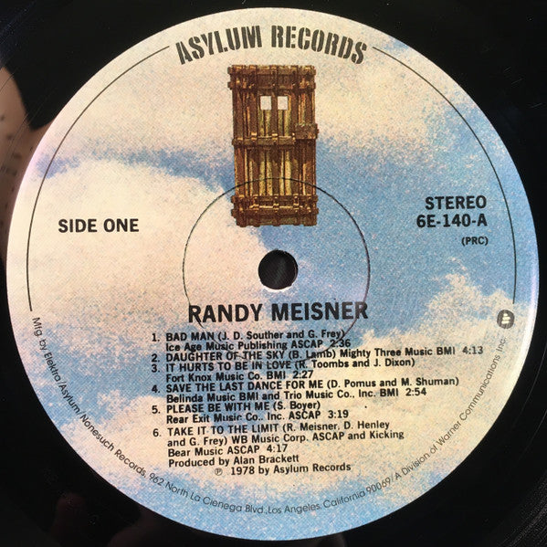 Randy Meisner : Randy Meisner (LP, Album)