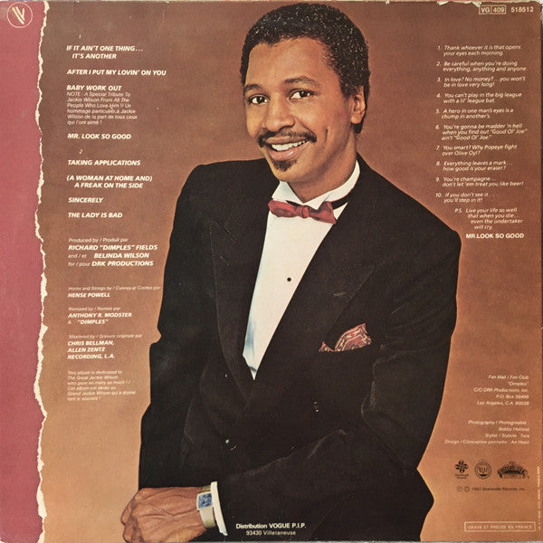 Richard 'Dimples' Fields : Mr. Look So Good! (LP, Album)