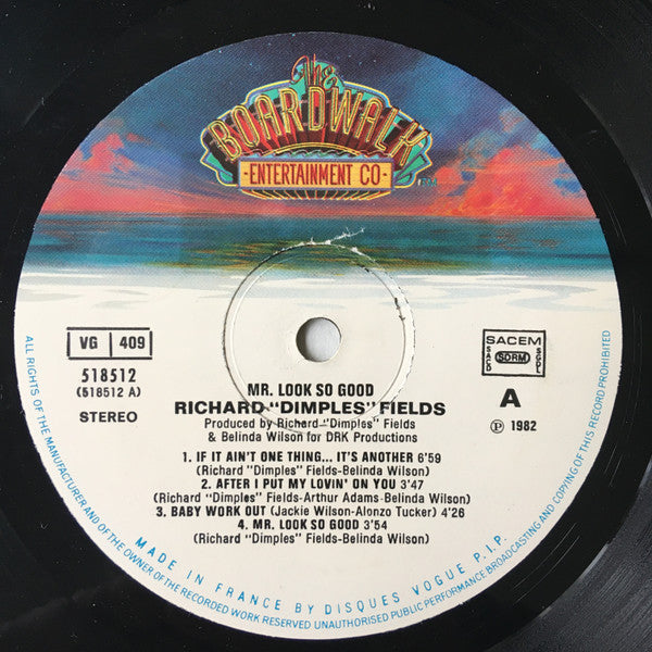 Richard 'Dimples' Fields : Mr. Look So Good! (LP, Album)