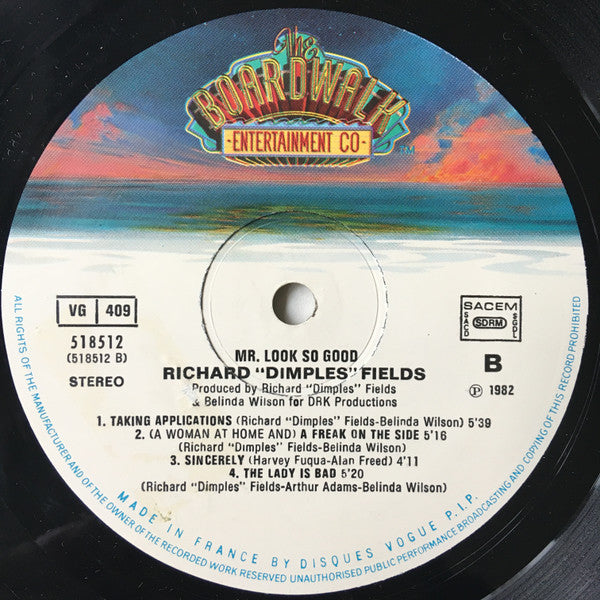Richard 'Dimples' Fields : Mr. Look So Good! (LP, Album)