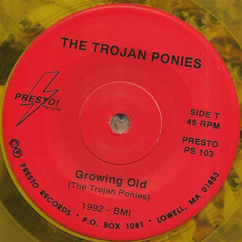 The Trojan Ponies : Growing Old / Dean I (7", Single, Tra)