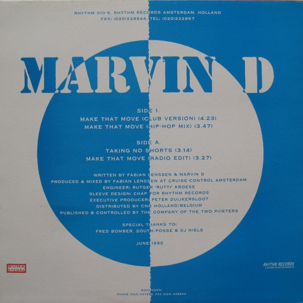 Marvin D (2) : Make That Move (12")