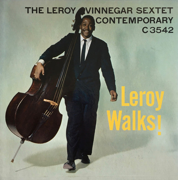 Leroy Vinnegar Sextet : Leroy Walks! (LP, Album, Mono)