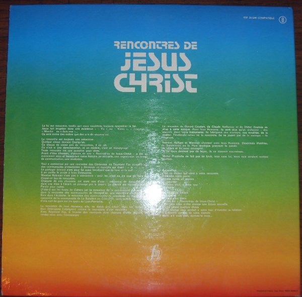 Jean Debruynne - Jean Humenry : Rencontres de Jésus-Christ (LP, Album)