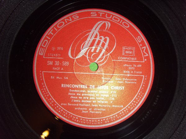 Jean Debruynne - Jean Humenry : Rencontres de Jésus-Christ (LP, Album)