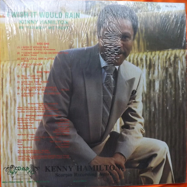 Kenny Hamilton (2) : I Wish It Would Rain (LP, Album)