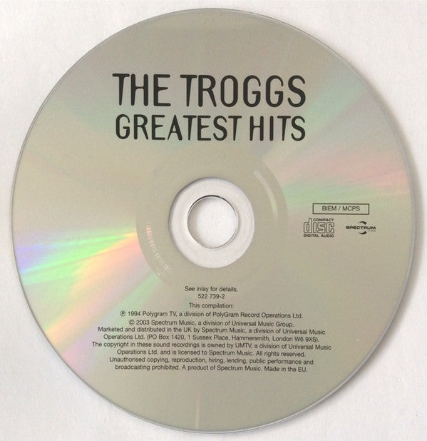 The Troggs : Greatest Hits (CD, Comp, RE)
