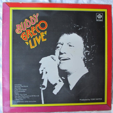 Buddy Greco : Buddy Greco 'Live' (LP)