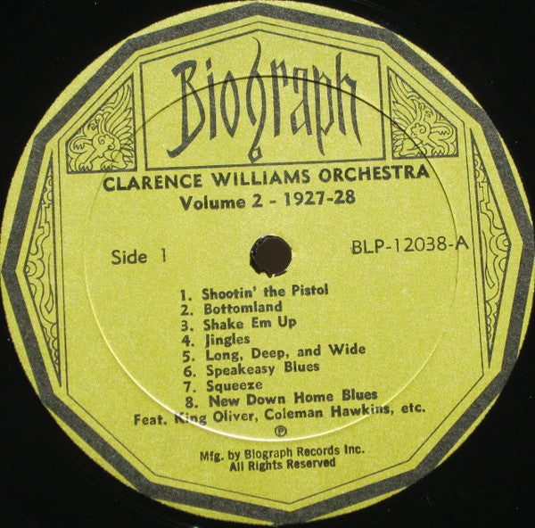 Clarence Williams And His Orchestra : 1927-1928 Vol. 2 (LP, Album, Comp)