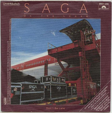 Saga (3) : On The Loose (Live) (7", Promo)