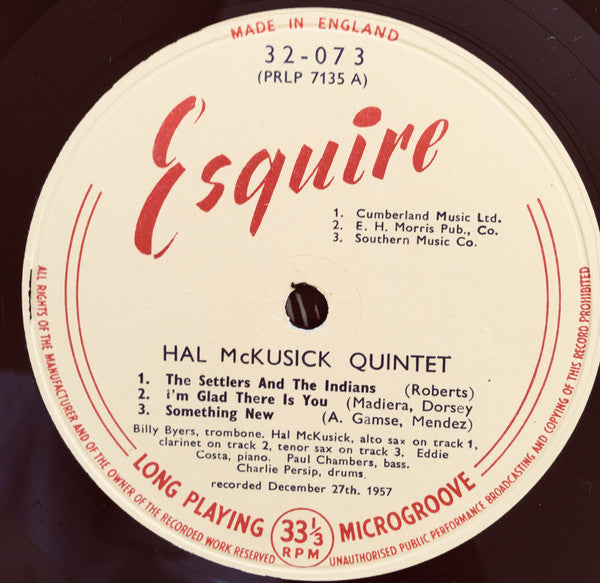 Hal McKusick : Triple Exposure (LP, Album, Mono)