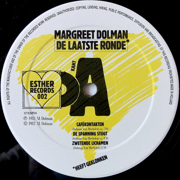 Margreet Dolman : De Laatste Ronde (Heeft Geklonken) (LP, Album)