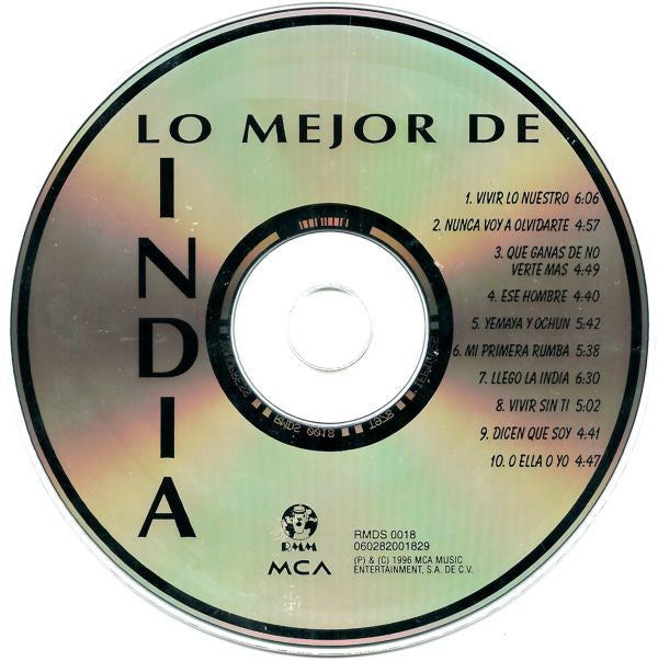 India : Lo Mejor De India (CD, Comp)