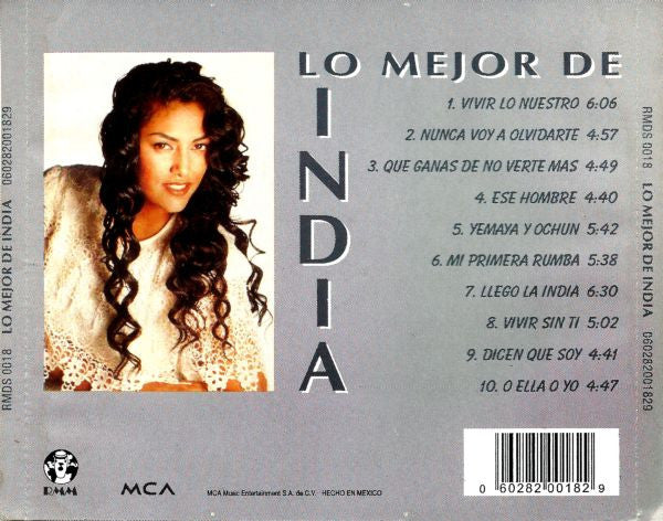 India : Lo Mejor De India (CD, Comp)