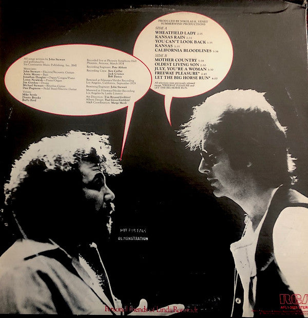 John Stewart (2) : In Concert (LP, Album)