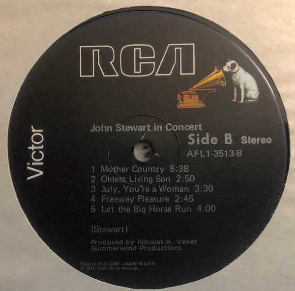 John Stewart (2) : In Concert (LP, Album)