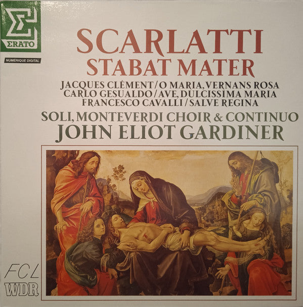 Domenico Scarlatti / Clemens Non Papa / Carlo Gesualdo / Francesco Cavalli - The Monteverdi Choir, John Eliot Gardiner : Stabat Mater / O Maria, Vernans Rosa / Ave Dulcissima Maria / Salve Regina (LP)