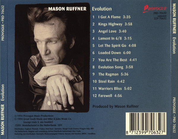 Mason Ruffner : Evolution (CD, Album)