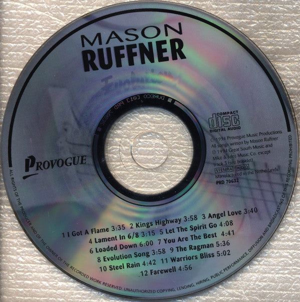Mason Ruffner : Evolution (CD, Album)