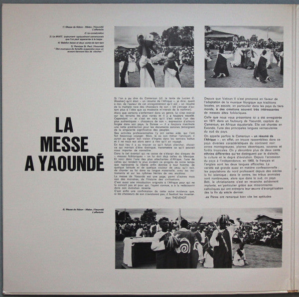 Abbé Pie Claude Ngumu : La Messe A Yaoundé (LP, Gat)