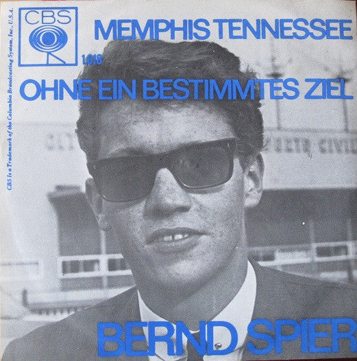 Bernd Spier : Memphis Tennessee (7", Single, Blu)