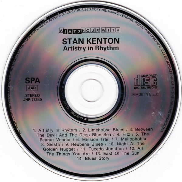Stan Kenton : Artistry In Rhythm (CD, Comp)