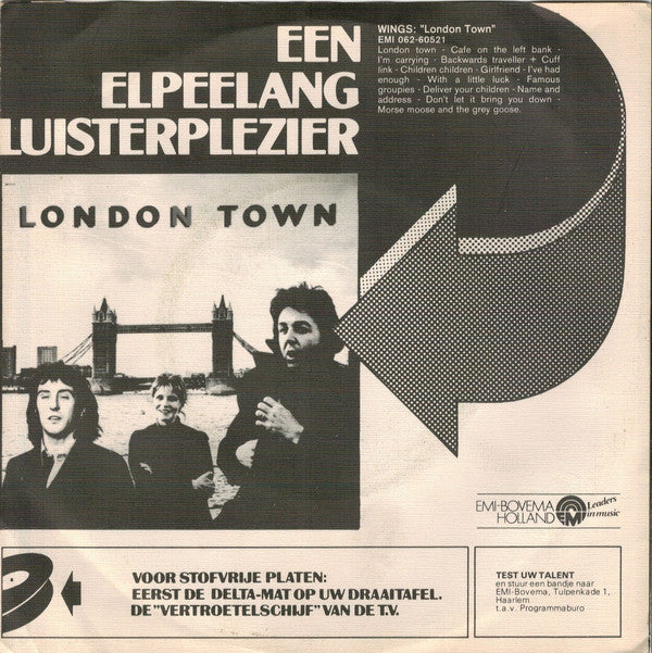 Wings (2) : I've Had Enough / Deliver Your Children (7", Single)
