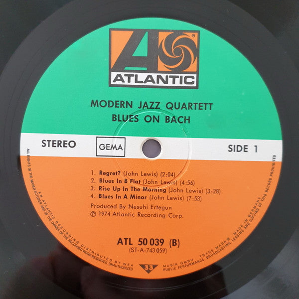 The Modern Jazz Quartet : Blues On Bach (LP, Album)