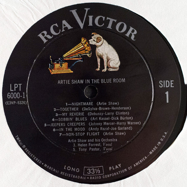 Artie Shaw : In The Blue Room / In The Café Rouge (2xLP, Mono)