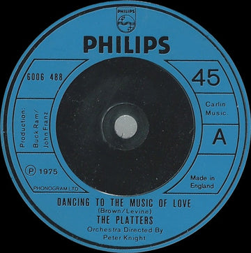 The Platters : Dancing To The Music Of Love (7")