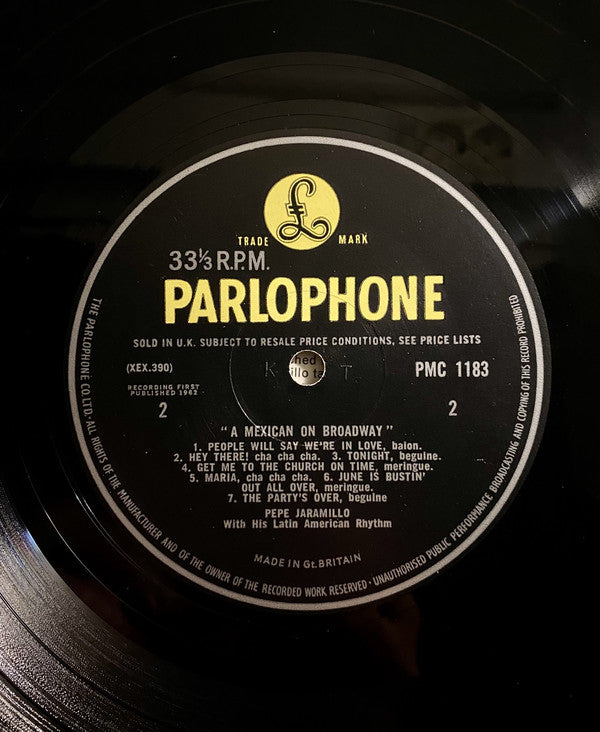 Pepe Jaramillo : A Mexican On Broadway (LP, Mono)