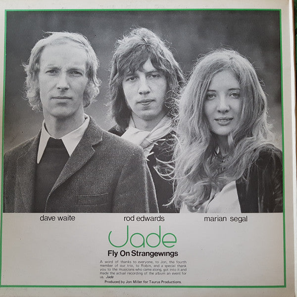 Jade (35) : Fly On Strangewings (LP, Album, Gat)
