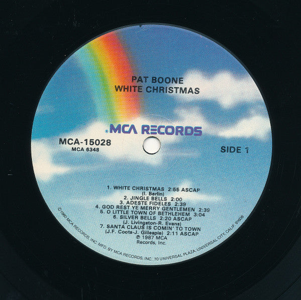 Pat Boone : White Christmas (LP, Album, RE)