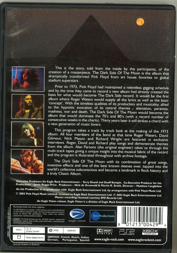 Pink Floyd : Classic Albums: The Making Of The Dark Side Of The Moon (DVD-V, NTSC)