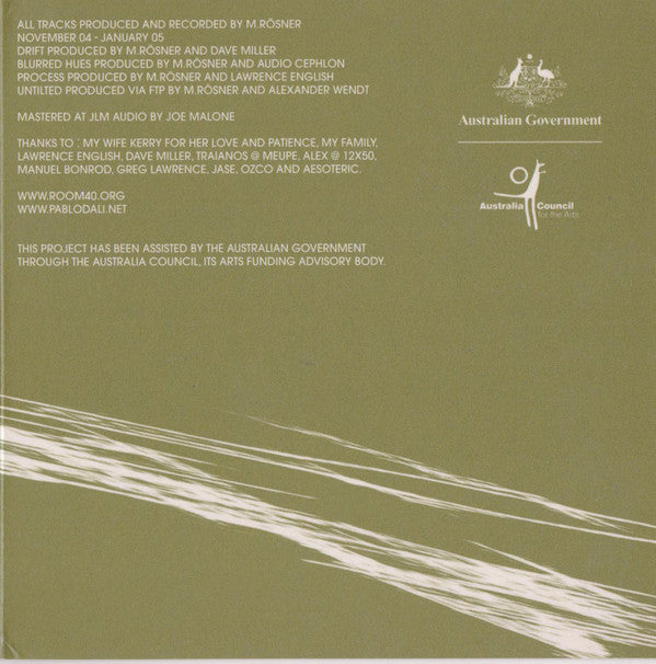 M. Rösner : Alluvial (CD, Album)
