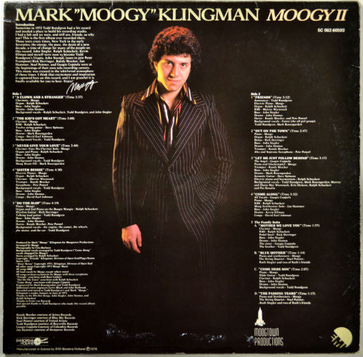 Mark Klingman : Moogy II (LP, Album)