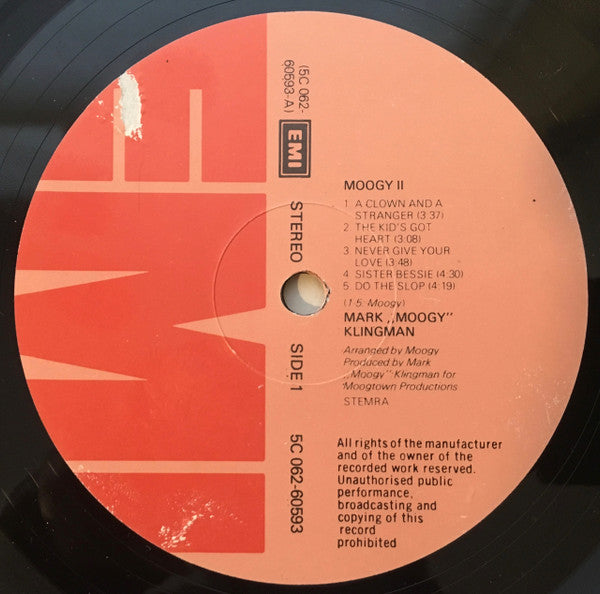 Mark Klingman : Moogy II (LP, Album)