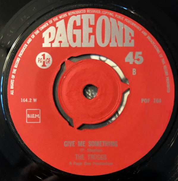 The Troggs : Easy Loving / Give Me Something (7", Single)