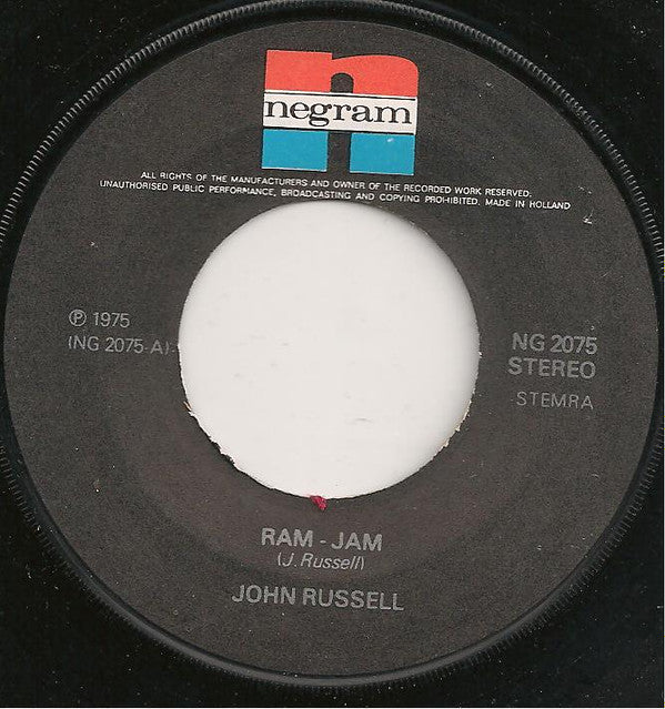 Big John Russell : Ram-Jam  (7", Single)