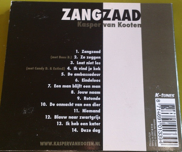 Kasper van Kooten & Kasper Van Kooten Band : Zangzaad (CD, Album)