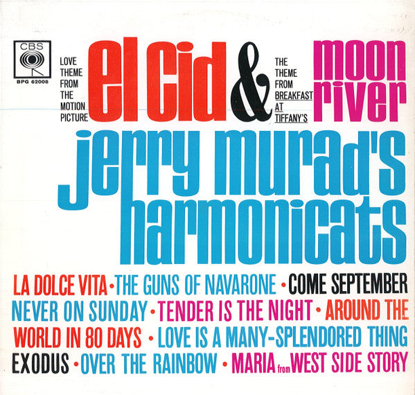 Jerry Murad's Harmonicats : Love Theme From "El Cid" And Other Motion Picture Songs And Themes (LP, Album, Mono)
