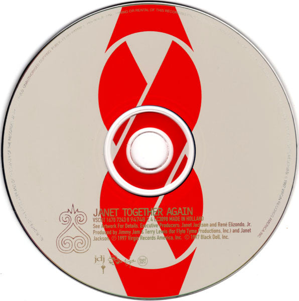 Janet Jackson : Together Again (CD, Single)