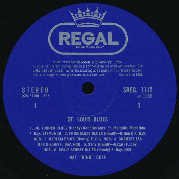 Nat King Cole : St. Louis Blues (LP, RE)
