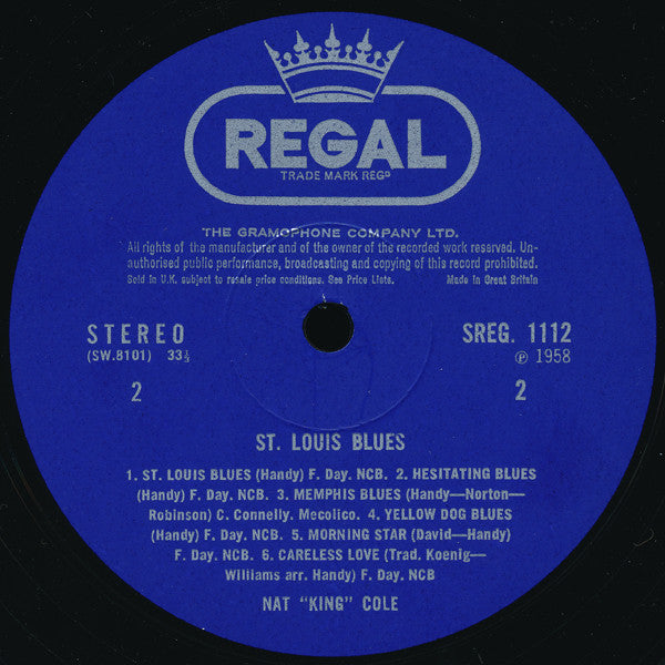Nat King Cole : St. Louis Blues (LP, RE)