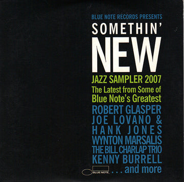 Various : Blue Note Records presents Somethin' New Jazz Sampler 2007 (CD, Promo, Smplr)