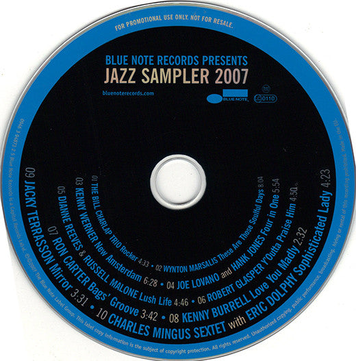 Various : Blue Note Records presents Somethin' New Jazz Sampler 2007 (CD, Promo, Smplr)
