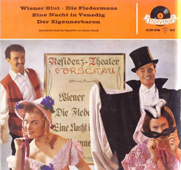 Various : Querschnitte Durch Die Operetten Von Johann Strauß (LP, Comp)