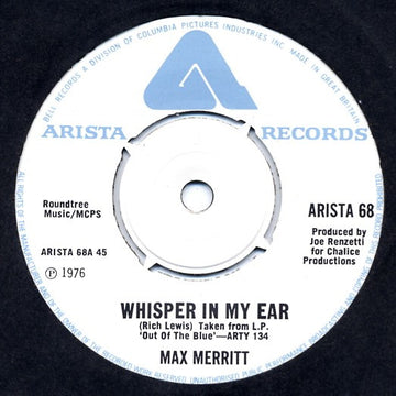 Max Merritt : Whisper In My Ear (7", Single)