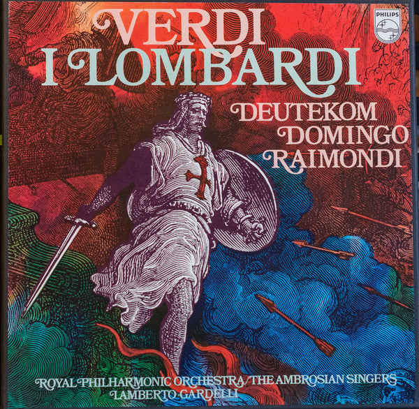 Giuseppe Verdi / Cristina Deutekom, Placido Domingo, Ruggero Raimondi, Royal Philharmonic Orchestra, The Ambrosian Singers, Lamberto Gardelli : I Lombardi (3xLP, Album + Box)